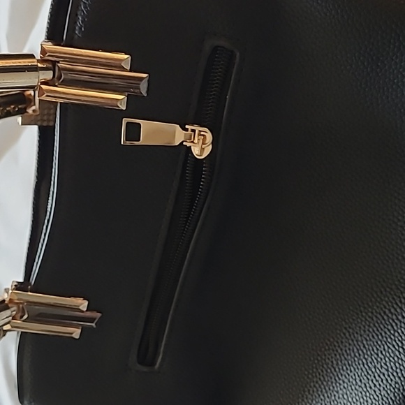 Shoulder bag black and cream medium size - Picture 7 of 7